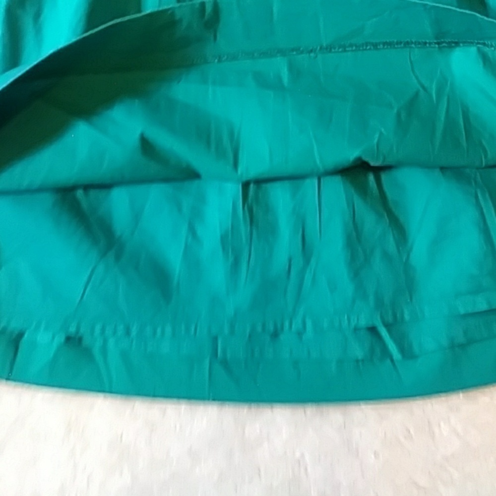 J. Crew Teal Blue/Green Elastic Waist Mini Skirt - Picture 5 of 5